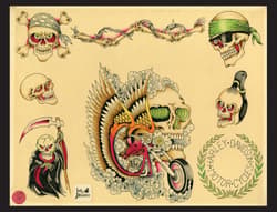 Galeria - zdjęcie nr. 3 - Original Tattoo Flash of John W. Harden wer. angielska