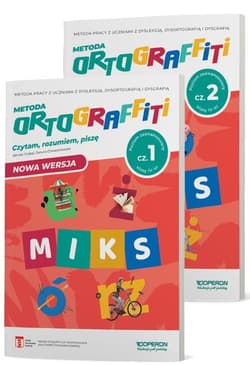 Ortograffiti. MIKS.  Poziom zaawansowany. Część 1 i 2. Klasy IV-VI. Zestaw - Chwastniewska Danuta