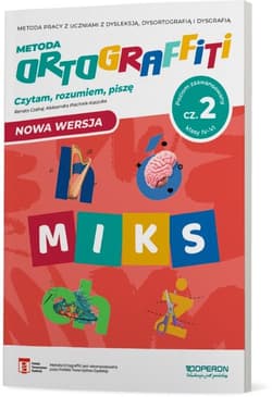 Ortograffiti MIKS Poziom zaawansowany część 2 klasy IV-VI - Czabaj Renata, Piechnik-Kaszuba Aleksandra