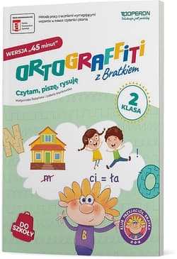 Ortograffiti z Bratkiem Wersja 45 minut 2 Czytam piszę rysuję - Rożyńska Małgorzata, Mańkowska Izabela