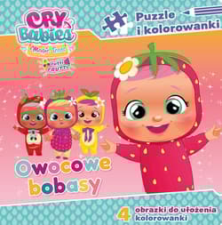 Owocowe bobasy. Cry babies. Puzzle i kolorowanki - Praca zbiorowa