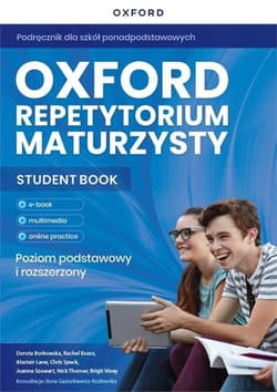 Oxford Repetytorium maturzysty Podręcznik Poziom podstawowy i rozszerzony + Online Practice Szkoła ponadpodstawowa - Alastair Lane