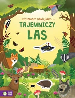 Ozdabiam naklejkami Tajemniczy las - Praca zbiorowa