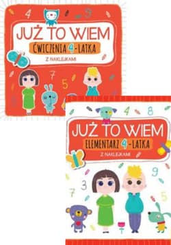 Pakiet 4latka: elementarz i ćwiczenia