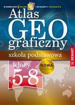 Pakiet atlas geograficzny szkoła podstawowa klasy 5-8 - Opracowanie Zbiorowe