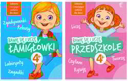 Pakiet Bawie się i uczę. Łamigłówki / Przedszkole - Iwona Baturo