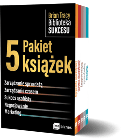 Pakiet Brian Tracy Biblioteka Sukcesu. Zarządzanie sprzedażą / Zarządzanie czasem / Sukces osobisty /  Negocjowanie / Marketing wyd. 2