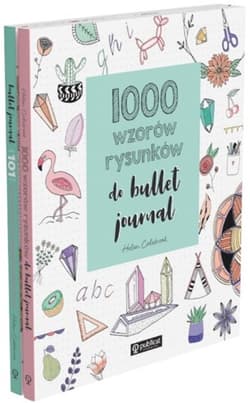 Pakiet Bullet journal. 101 pomysłów na zaplanowanie stron / 1000 wzorów rysunków do bullet journal - Helen Colebrook