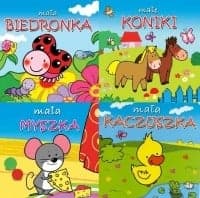 Pakiet czterech książeczek: Mała biedronka, Mała kaczuszka, Mała myszka, Małe koniki - Opracowanie Zbiorowe