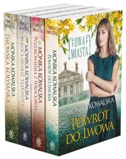 Pakiet Dwa miasta. Tomy 1-4 - Kowalska Monika