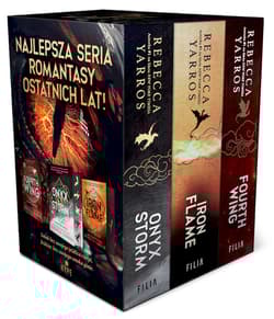 Pakiet Fourth Wing. Czwarte Skrzydło. Edycja specjalna / Iron Flame. Żelazny płomień / Onyx Storm. Onyksowa burza - Rebecca Yarros