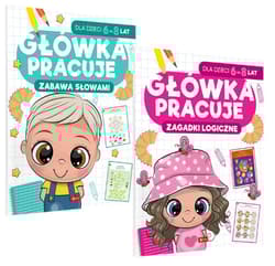 Pakiet Główka pracuje. Zabawa słowami / Zagadki logiczne - Iwona Baturo