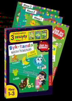 Pakiet Idę do szkoły. Byk-tanda Marcina Przewoźnika i Zabawy Ortograficzne. Klasy 1-3 - Opracowanie Zbiorowe