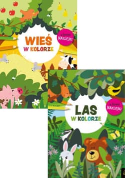 Pakiet kolorowanek w kolorze: Las, Wieś