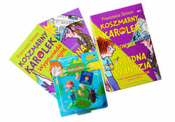 Pakiet Wielki karaluch i larwy + Koszmarny Karolek kontra Wredna Wandzia - Francesca Simon