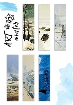Pakiet zakładek ART WINTER