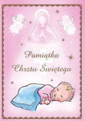 Pamiątka chrztu św. - różowa - Grzegorz Grochowski