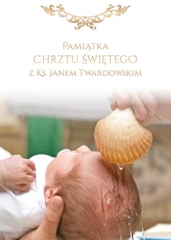 Pamiątka chrztu świętego z ks. Janem Twardowskim - Jan Twardowski