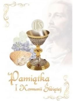 Pamiątka I Komunii Świętej biała - Marta Żurawiecka
