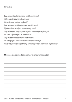 Galeria - zdjęcie nr. 3 - Pamięć ćwiczenia na tekstach użytkowych