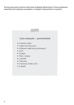 Galeria - zdjęcie nr. 4 - Pamięć ćwiczenia na tekstach użytkowych