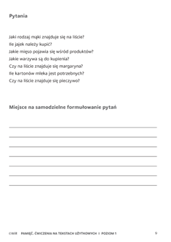 Galeria - zdjęcie nr. 5 - Pamięć ćwiczenia na tekstach użytkowych