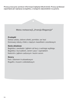 Galeria - zdjęcie nr. 3 - Pamięć ćwiczenia na tekstach użytkowych
