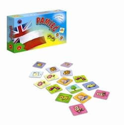 Pamięć po angielsku i po polsku do nauki angielskiego