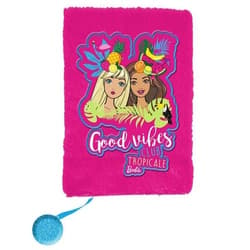 Pamiętnik pluszowy Barbie Good Vibes