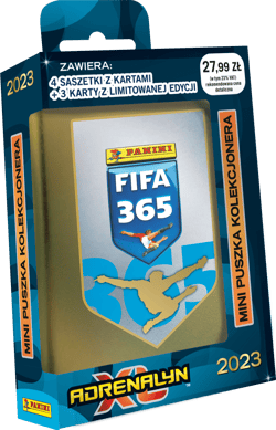 Panini Fifa 365 Adrenalyn 2023 mini puszka kolekcjonera