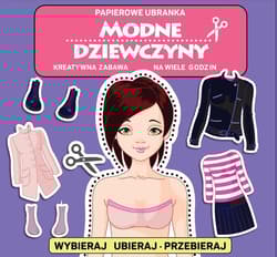 Papierowe ubranka Modne dziewczyny - null null