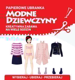Papierowe ubranka Modne dziewczyny
