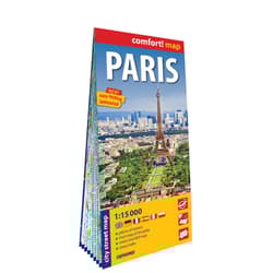 Paris city street map 1:15 000 (ANG) laminat 2023 - Opracowanie Zbiorowe