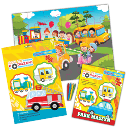 Park maszyn. Ach, te pojazdy. Zgrana paczka - Opracowanie Zbiorowe