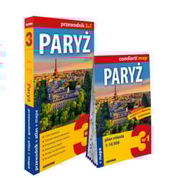 Paryż zestaw przewodnikowy 3w1 2025 - Opracowanie Zbiorowe