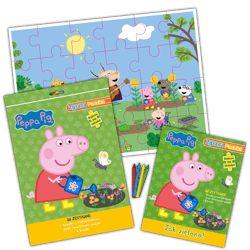 Peppa gra w zielone! Świnka Peppa. Zgrana paczka - Opracowanie Zbiorowe