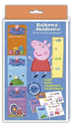 Peppa Pig Bajkowa Akademia Tom 2 Liczy, sport, ciekawostki przyrodnicze