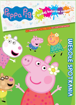 Peppa Pig. Dodaj kolorów zabawie. Wesołe spotkania Peppa Pig. Dodaj kolorów zabawie. Wesołe spotkania - null null