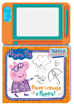 Peppa Pig Tablica z pomysłami Piszę i rysuję z Peppą!
