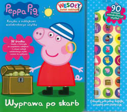 Peppa Pig Wesoły świat naklejek Wyprawa po skarb
