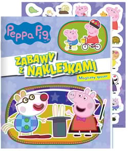 Peppa Pig. Zabawy z naklejkami. Magiczny spacer - Opracowanie Zbiorowe