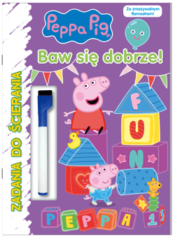 Peppa Pig Zadania do ścierania Baw się dobrze