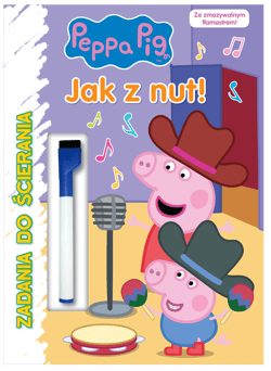 Peppa Pig Zadania do ścierania Jak z nut! - Opracowanie Zbiorowe