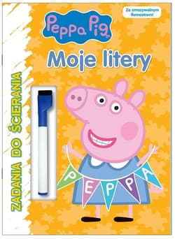 Peppa Pig Zadania do ścierania Moje litery - null null
