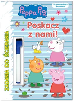 Peppa Pig Zadania do ścierania Poskacz z nami - null null