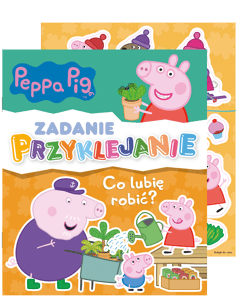 Peppa Pig Zadanie Przyklejanie Co lubię robić?