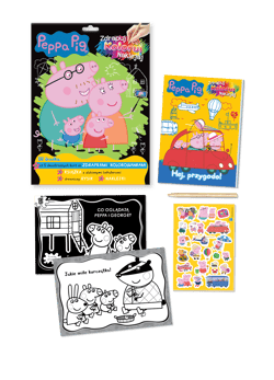 Galeria - zdjęcie nr. 4 - Peppa Pig. Zdrapuj, koloruj, naklejaj