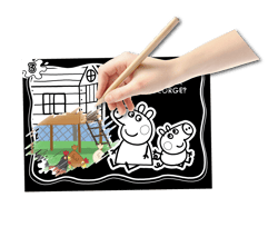 Galeria - zdjęcie nr. 3 - Peppa Pig. Zdrapuj, koloruj, naklejaj