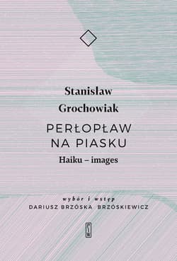 Perłopław na piasku. Haiku - images