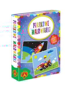 Piaskowe malowanki Auto/Rakieta